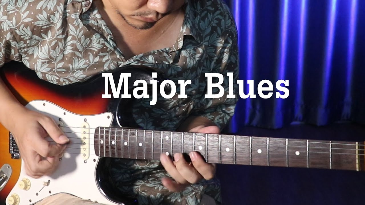 การเล่น major blues // how to play major blues