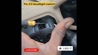 Rebuild Headlight Switch #BMWZ3 2.8 Roaster e36