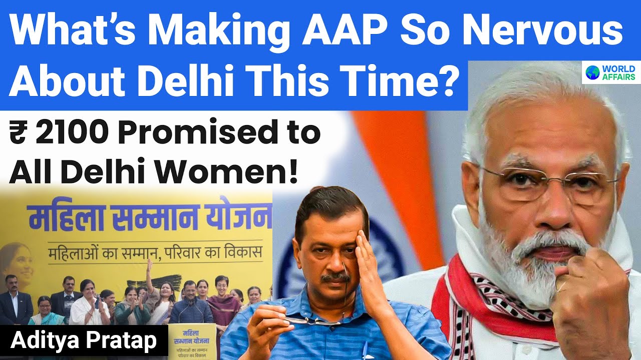 Is AAP Losing Grip on Delhi? AAP Announces ₹ 2,100 Every Month For ...