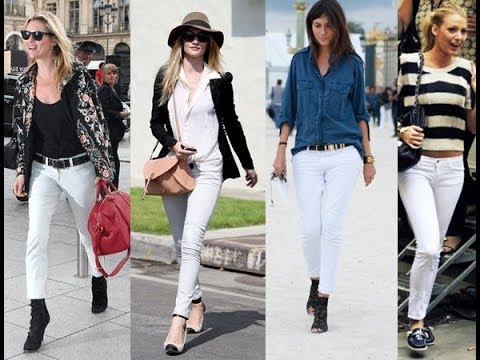 White jeans outfits: How to wear your lightest denim pants