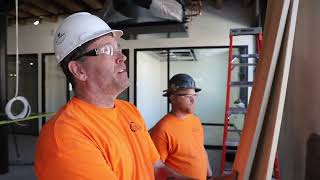 Omaha Public Library New Downtown Branch: Window Installation