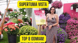 Top 8 odmian Supertunii Visty - zestawienie najładniejszych odmian Visty i Mini Visty