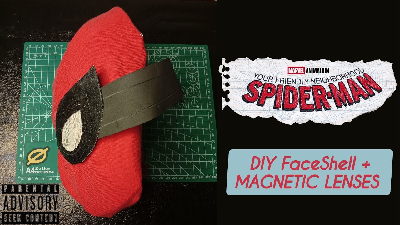 DIY FaceShell (Spider-Man) / StressedFace ∅