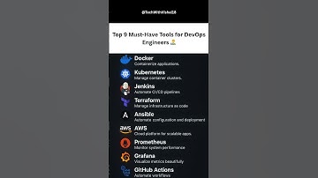 Top 9 Must-Have Tools for DevOps Engineers 🧑‍💻 | Docker, Kubernetes, Jenkins & More