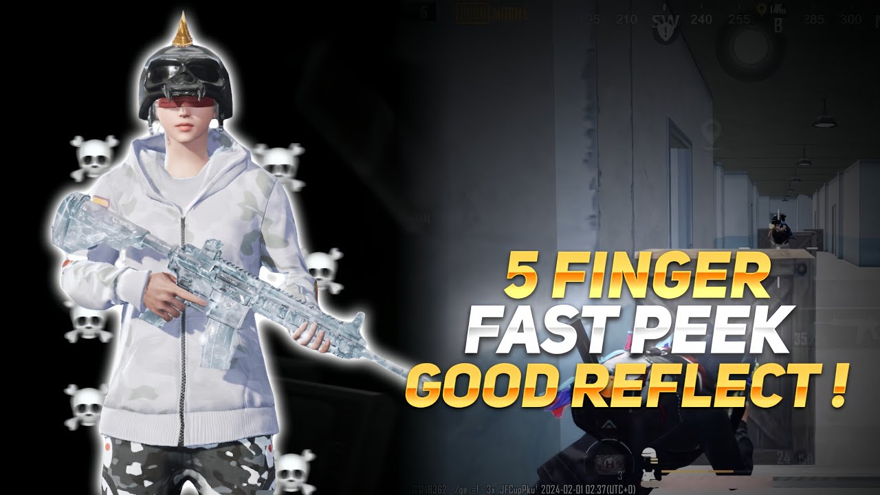 1 VS 4 FAST PEEK CLUTCH😱 PUBG MOBILE MONTAGE 