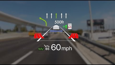 Head-Up Display (HUD) with Android Auto / Apple CarPlay