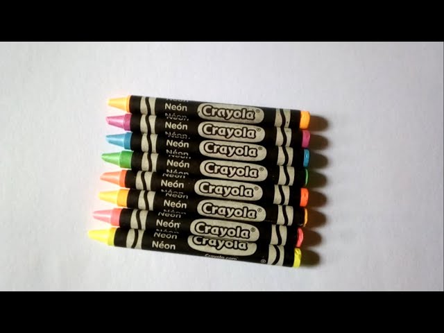 Crayola Neon Crayons Review 