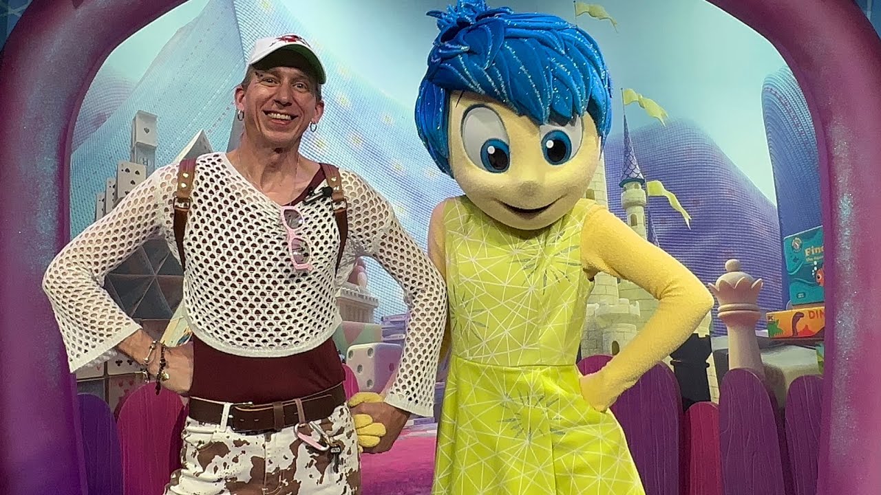 Meet and greet Joy from Inside Out with Jughead