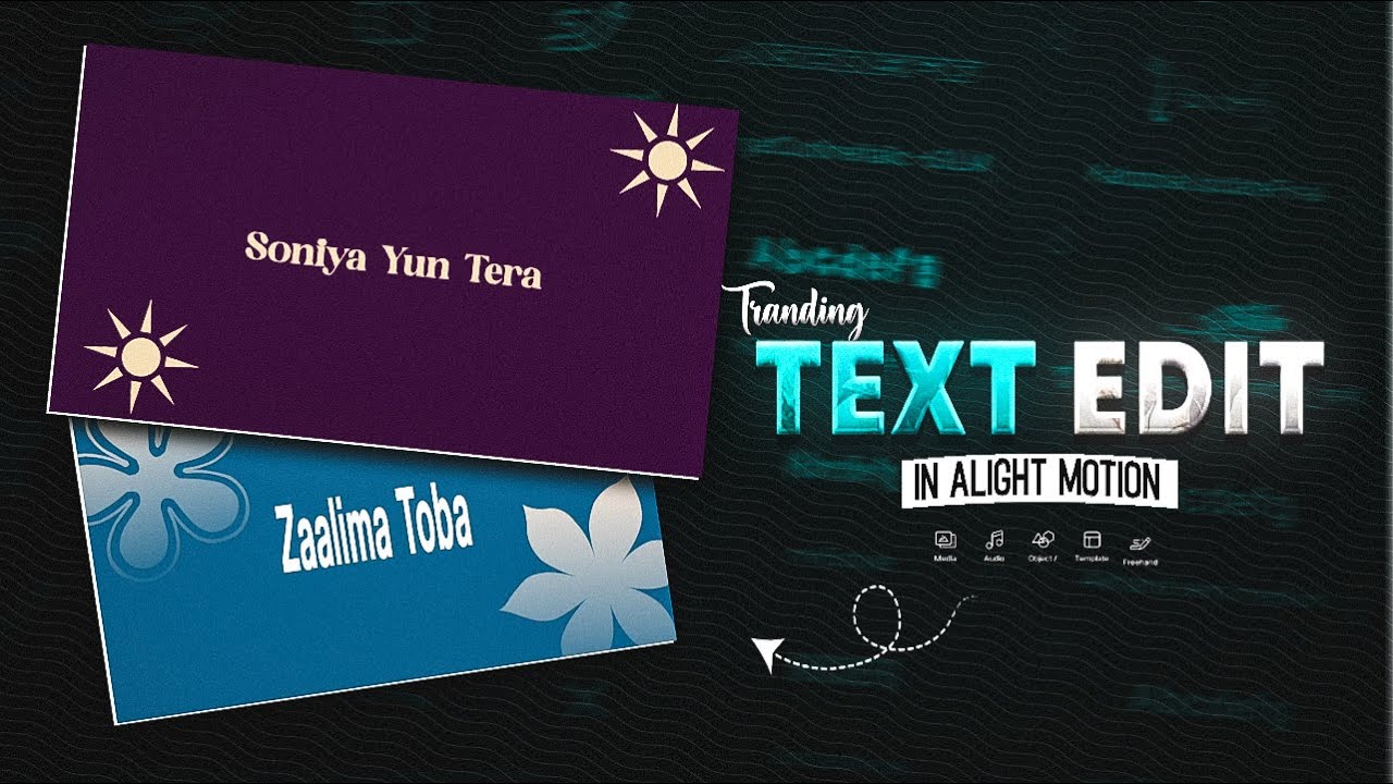 "Trending Text Animation 2025 | Alight Motion Text Effect Tutorial ...