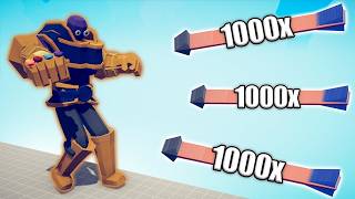 100x SPIDER MAN + THANOS vs EVERY GOD - TABS | Totally Accurate Battle Simulator 2026