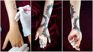 أجمل تصميم نقش على اليدين يمكنك مشاهده|نقش يمني للعرايس أنيق|Snail henna painting is very wonderful