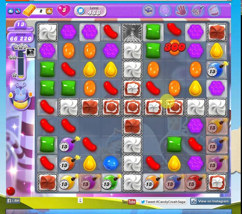 Candy Crush Dreamworld Level 488 YouTube