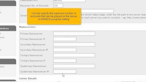 How to manage servers in WHMCS - Canadian Web Hosting