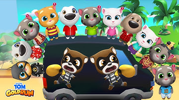 Talking Tom Gold Run - How to Unlock All Characters - Walkthrough BOSS - Android iOs