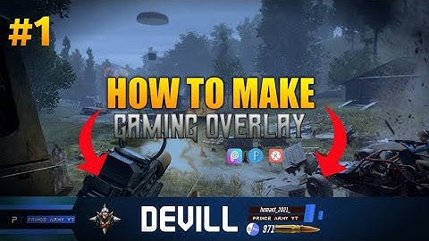 HOW TO MAKE GAMING  ANIMATED OVERLAY LIKE SCOUT || KINEMASTER TUTORIAL|| PART 1 |