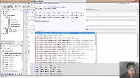Tutorial pembuatan menu simpan dengan java/netbean dan database. sarjianto,24120193,STMIK El-rahma