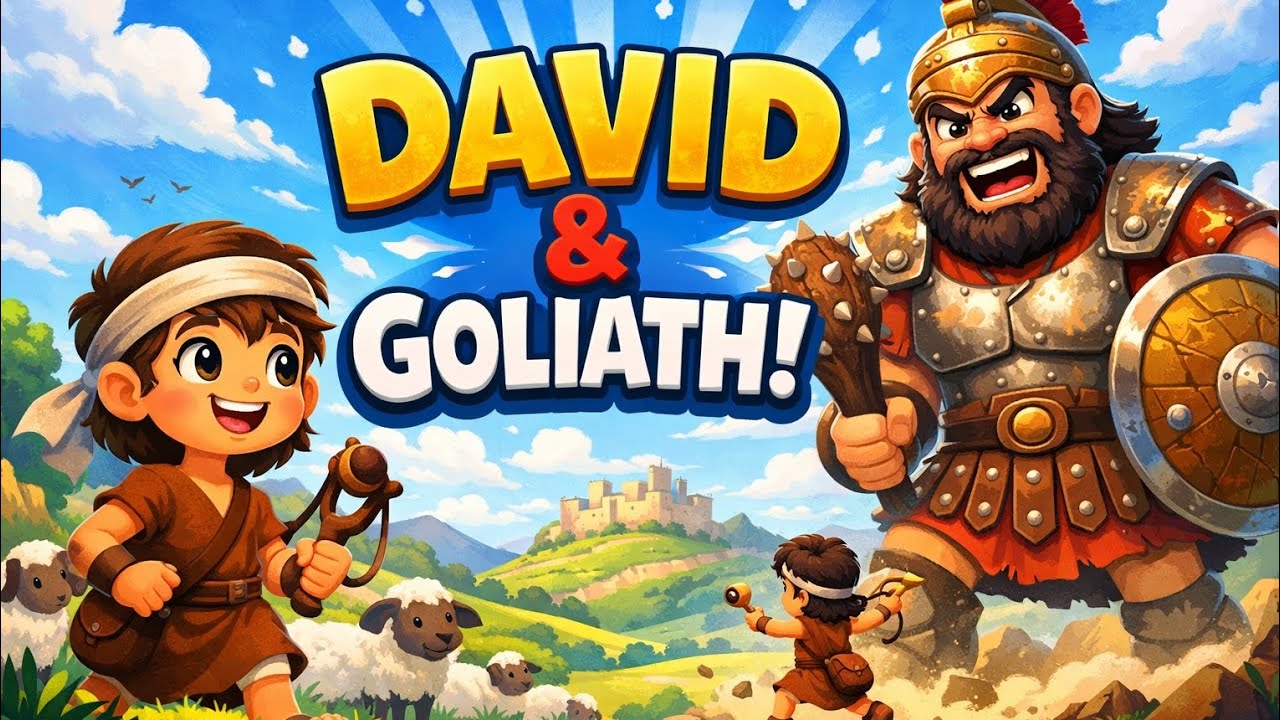 David and Goliath | Bible Story for Kids | Faith, Courage & God’s Power