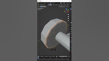 create a door handle in blender | easy modelling #shorts
