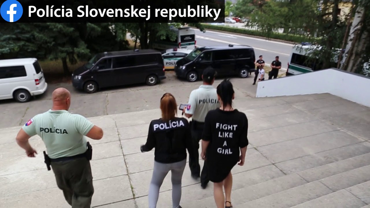 Zásah polície v Piešťanoch