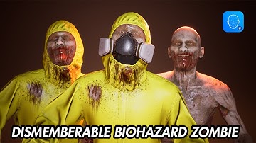 Confronting the Nightmare: Biohazard Zombie 3D Model Revealed.