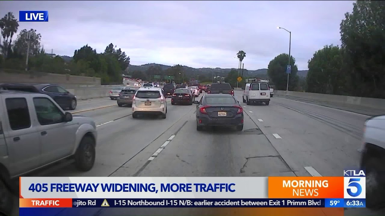 Traffic on 405 Has Gotten Worse Despite Billion Dollar Widening Project ...