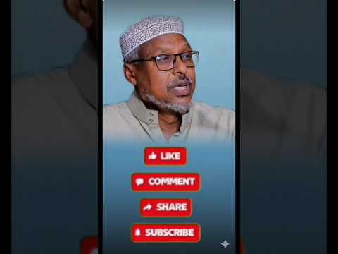 Sh Mustafe Haji || Sirta Ku Jirta Qur'anka Kareemka #Muxaadiro #shorts
