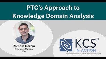 KCS in Action: PTC’s approach to Knowledge Domain Analysis