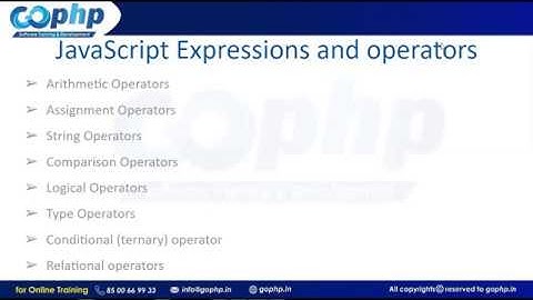 4 - JavaScript Expressions and operators | JavaScript Tutorial for Beginners