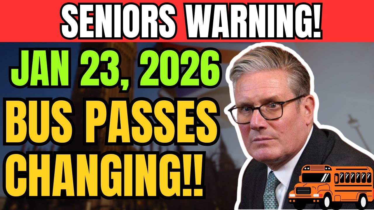 🚨 UK Bus Pass Rules Change January 23, 2026 — Seniors Could Lose Benefits