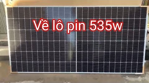 🇻🇳 Tấm pin mặt trời 535w cấp A, xịn xò, hiệu suất cao - Shop Solar