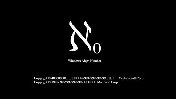 Windows Aleph Number