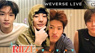 [ENG SUB] رييز سوهي وأنطون إيونسوك وسونغشان ويفرز لايف 😍😘🧡 (05.10.26) #weverselive #riize screenshot 4