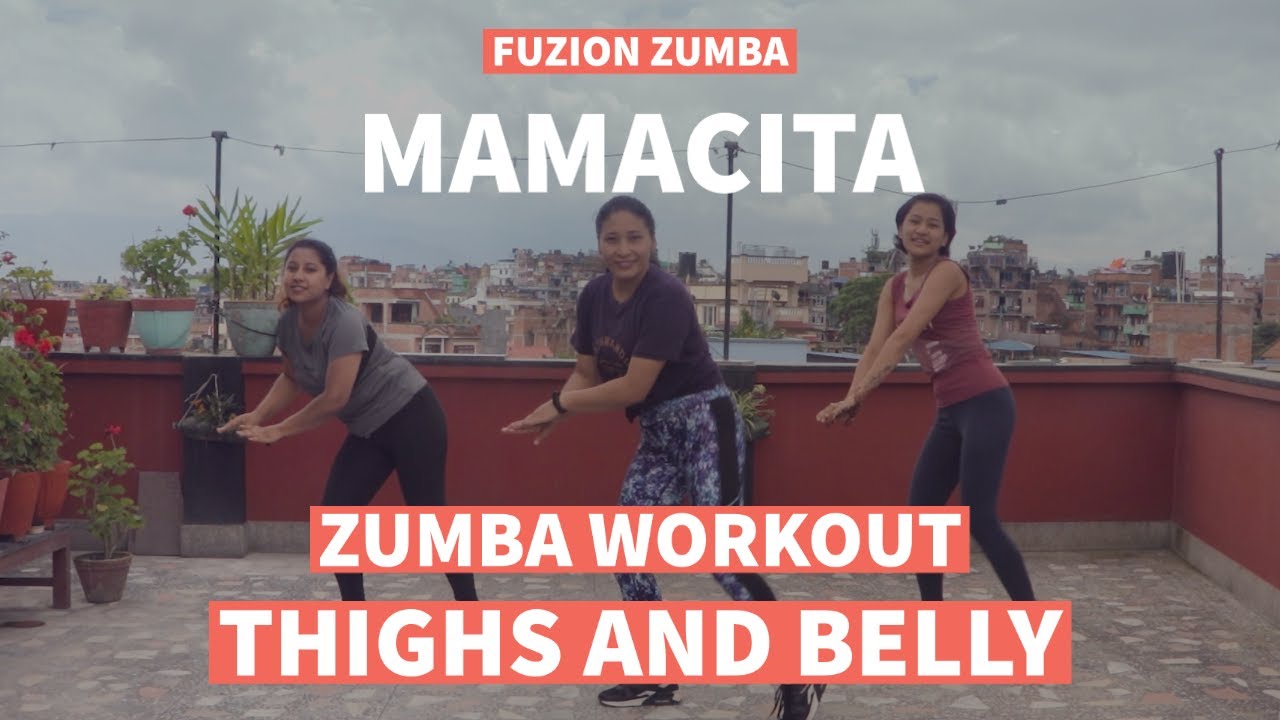 Zumba Workout for thighs and belly Mamacita Black Eyed Peas