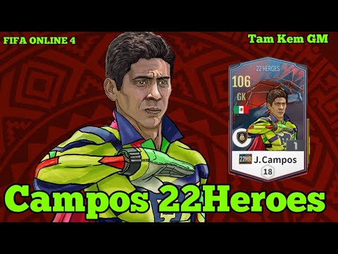 Jorge Campos 22HR Heroes FO4 Người hủy diệt sắc màu