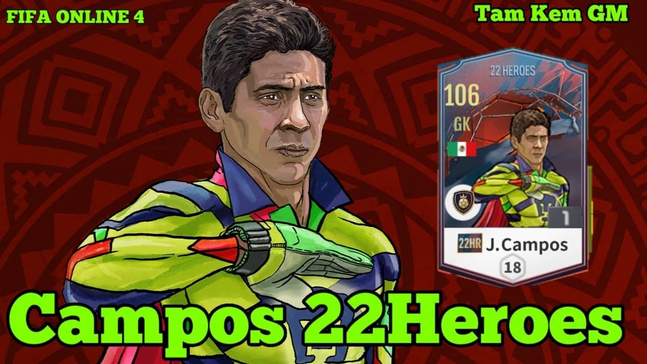 Jorge Campos 22HR Heroes FO4 Người hủy diệt sắc màu