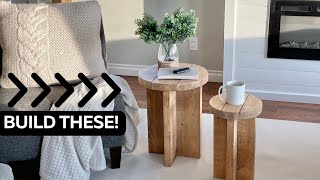 DIY: Modern Side Table Build with Free Plans