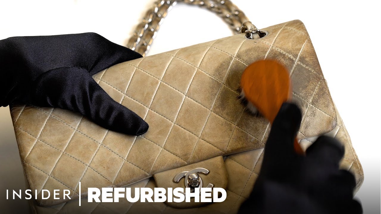 How Soiled White Bag Is Restored | Refurbished | Insider YouTube