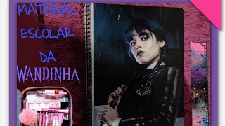 MATERIAL ESCOLAR WANDINHA ADDAMS 2023/ INEDITO COMO FAZER