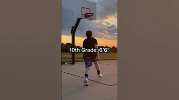 His dunk progress is remarkable📈🏀 #shorts