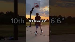 His dunk progress is remarkable📈🏀 #shorts screenshot 1