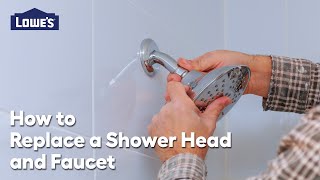 How to Replace a Shower Head & Faucet: Video Guide