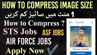 How To Compress Image Size|Image Size to 30Kb 50Kb 70Kb 100Kb|Image Size Compress Documents upload