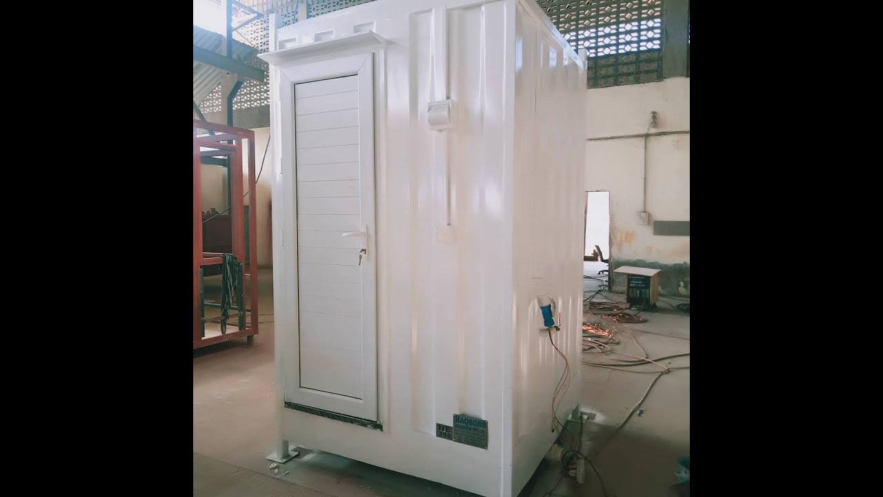 Portable washroom | making of tiny washroom | portable toilet | porta cabin house in Pakistan |