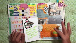 🌺 Creative Daily Journal || 📓 Flip Thru 227 || End of January 2022...
