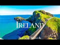 FLYING OVER IRELAND (4K UHD) - Wonderful Natural Landscape With Lounge Music - 4K UHD TV