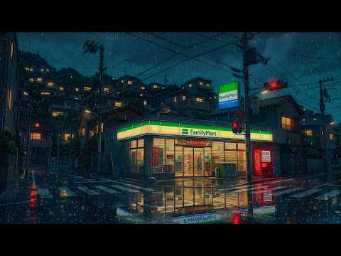 🌧️ Midnight Rain - Calm Lofi for Insomnia Relief