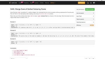 Leetcode Biweekly Contest 30 ( Screen Recording )