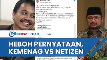 Heboh Pernyataan Bandingkan Azan dengan Gonggongan Anjing, Kemenag Diserbu, #Tangkap Yaqut Trending