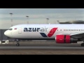 Пулково. Посадка самолета AZUR air Boeing 767-300