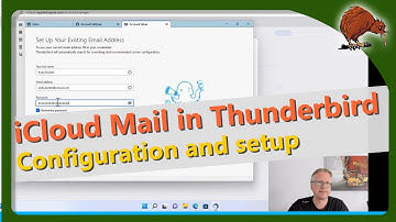 Setup iCloud Mail in Thunderbird